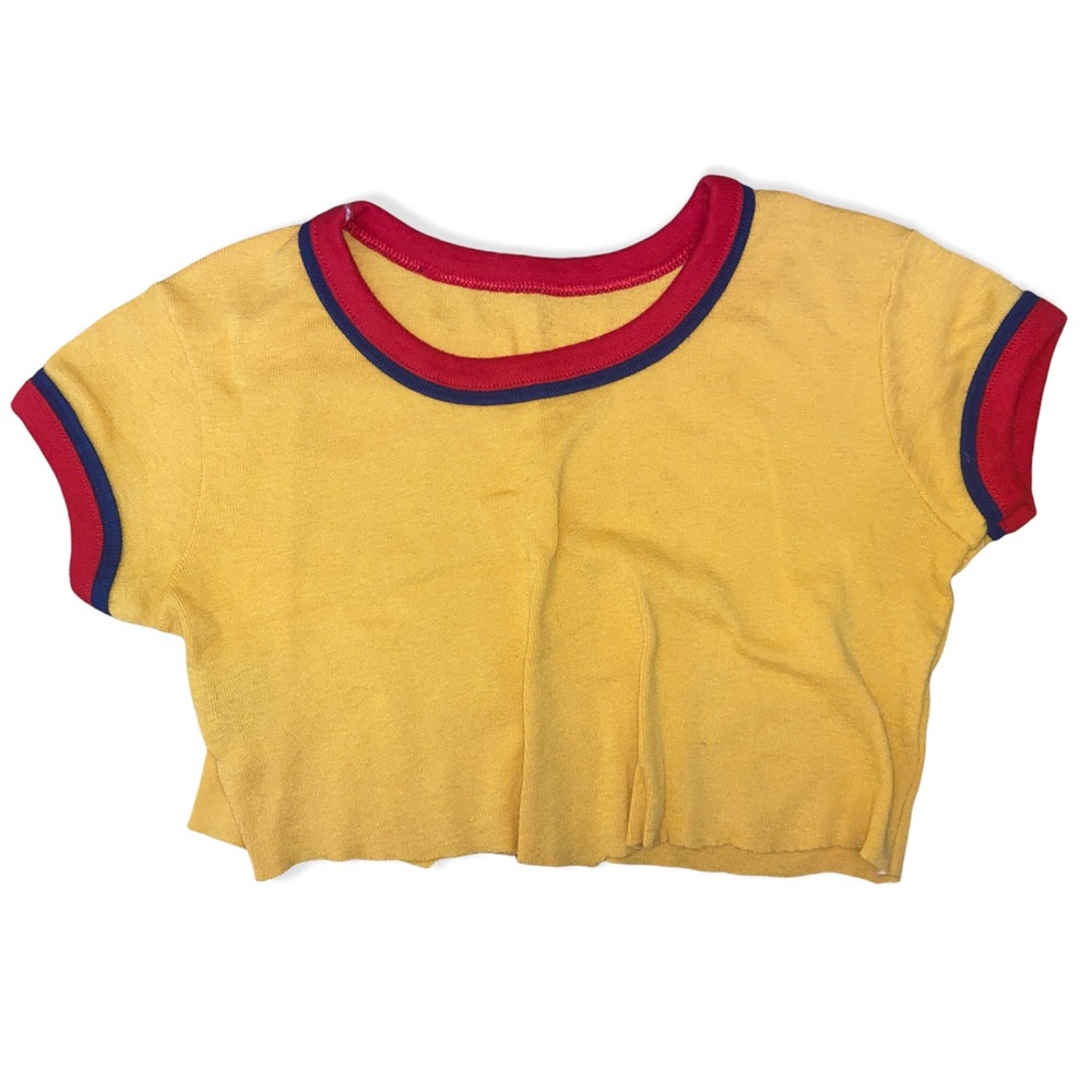 Vintage cutoff crop top
